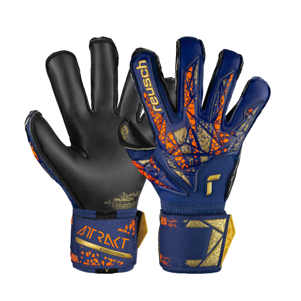 Reusch Attrakt Gold X Evolution 5470964 4411 blue orange 1